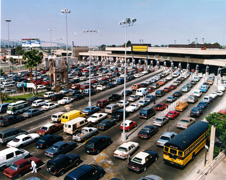 A, the charm of crossing the USA-Mexico border.